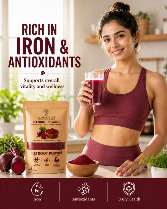 Akshartatva Beetroot Powder 150g | 100% Pure Natural | Vegan Superfood