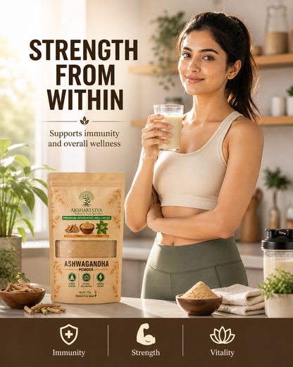 Akshartatva Ashwagandha Powder 150g | Stress Support, Calm & Relaxation
