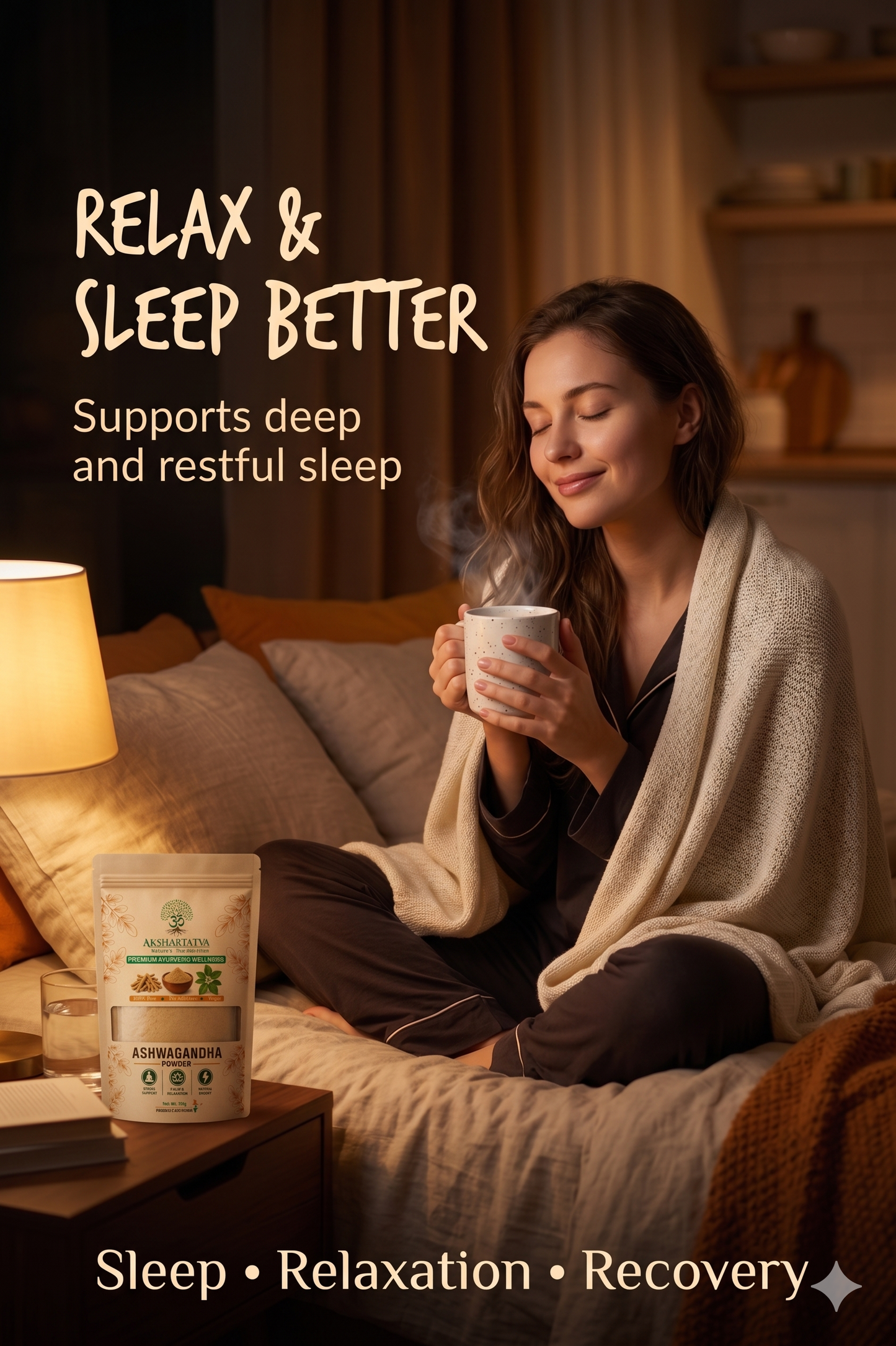 Akshartatva Ashwagandha Powder 150g | Stress Support, Calm & Relaxation